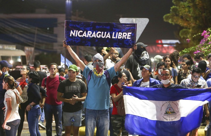 protestas ciudadanas en Nicaragua