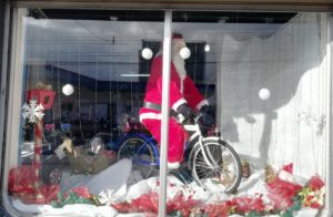Santa en bici de la tienda de Pigo Pérez