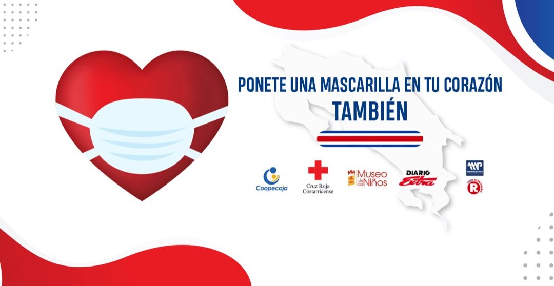 Con una mascarilla en el rostro y otra en el corazón